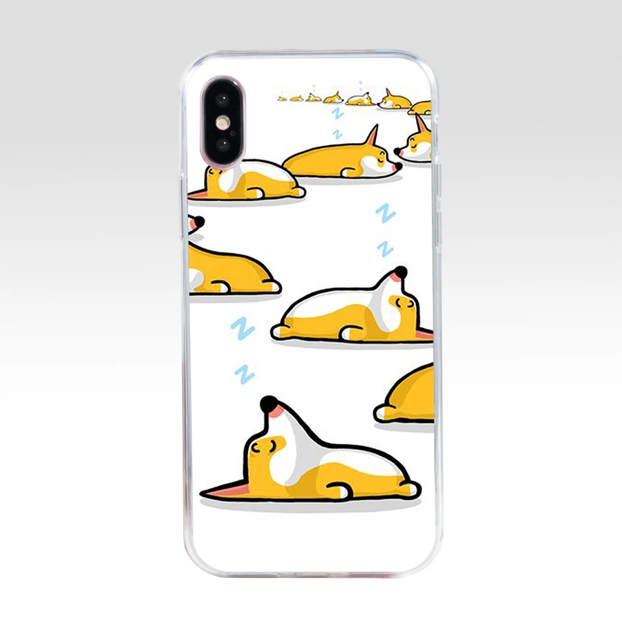 179SD Welsh corgi PC жесткий пластиковый подарок Мягкий Силиконовый ТПУ чехол для