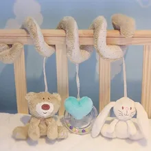 3pcs Stroller Toy Accesaries Hanging Crib Rattle Toys Baby Stroller Hanging Toy For Infant Baby play Activity Spiral Stroller
