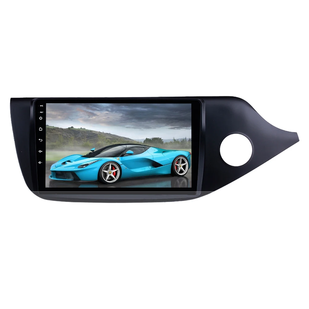 Perfect Sinosmart  Android 8.1 2Din IPS/QLED 2.5D screen car gps radio navigation player for Kia Ceed Left/Right driving 2013-2016 1