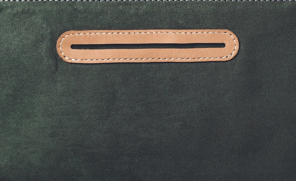 leather clutch purse inside 2
