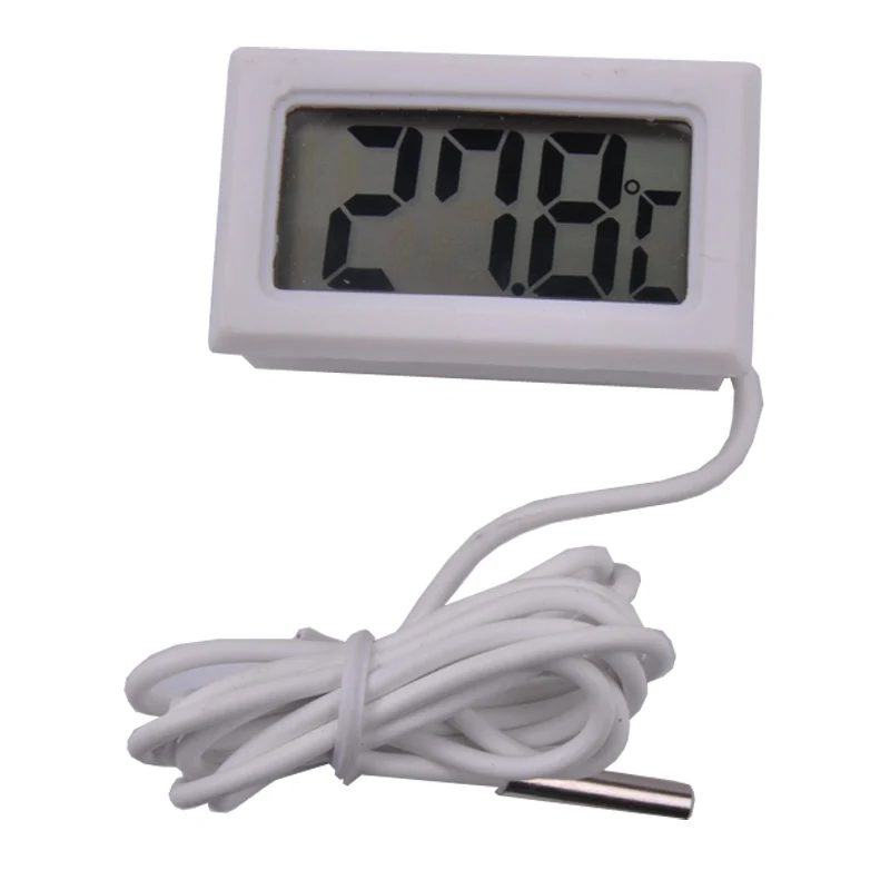 

Digital Thermometer Outdoor Thermometer Mini Thermometer With probe white black