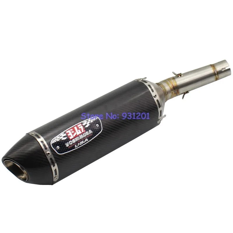 

Motorcycle Exhaust Pipe System for NC700 NC750 NC750X NC750S Connect Mid Link Pipe Down Pipe Slip On with Yoshimura Exhaust Pipe