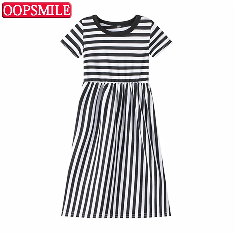 

Summer Maxi Girls Dresses Elegant Kids Clothes Stripe Casual Dress Infantil Baby Girls Dress Long Bohemian Vestidos Menina