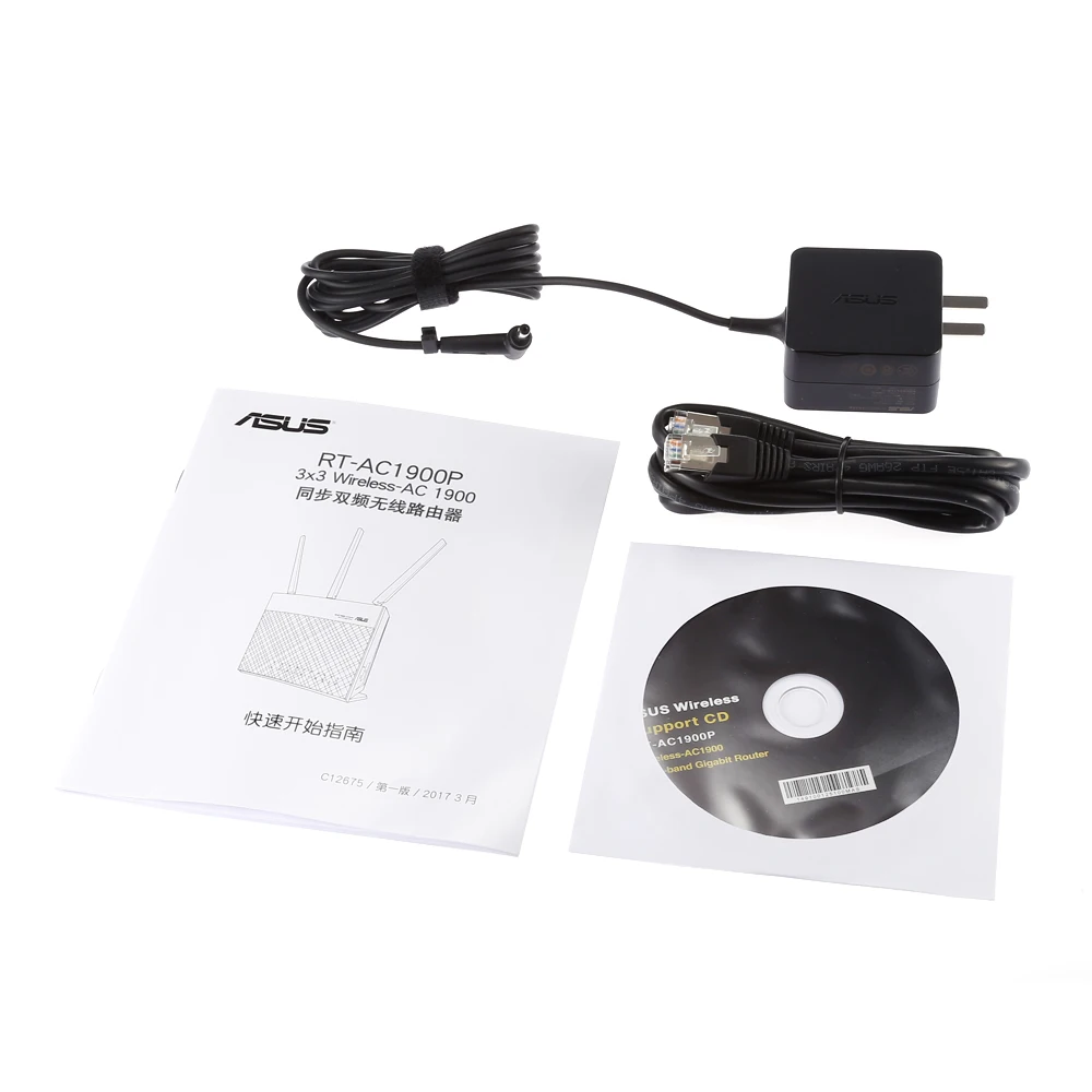 ASUS RT AC1900P WiFi роутер 1 4 ГГц двухдиапазонный гигабитный 256 МБ ram беспроводной с