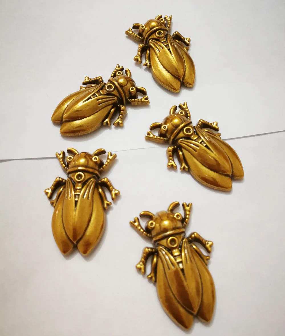 2018 Горячая Cicada обувь Пряжка Hooker насекомые Значки для одежды сумки бумажник замок