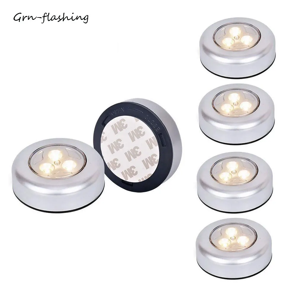 

MINI LED Cabinet Light With Touch Switch Portable Wireless Battery Powered Lamps For Bedside Wardrobe Bookshelf Lighting