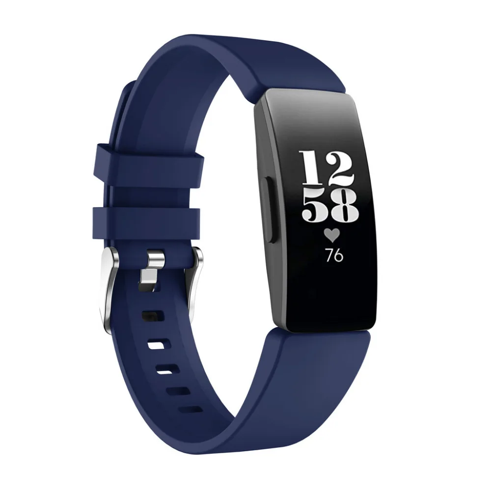 New Fashion Wrist Strap Sports Watch Band Silicone Bracelet Strap Band ForFitbit InspireInspire HR 233mm 40MR19 (24)