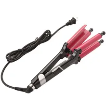 Новые 3 трубки керамика волны бигуди для волос воды пульсация щипцы для завивки волос три трубки инструмент укладки волос