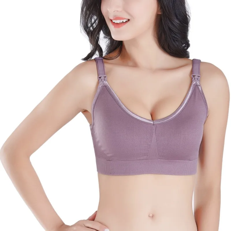 Women Nursing Bra Maternity Breastfeeding Bras Prevent Sagging for Pregnant Female Underwear Breast Feeding Bras