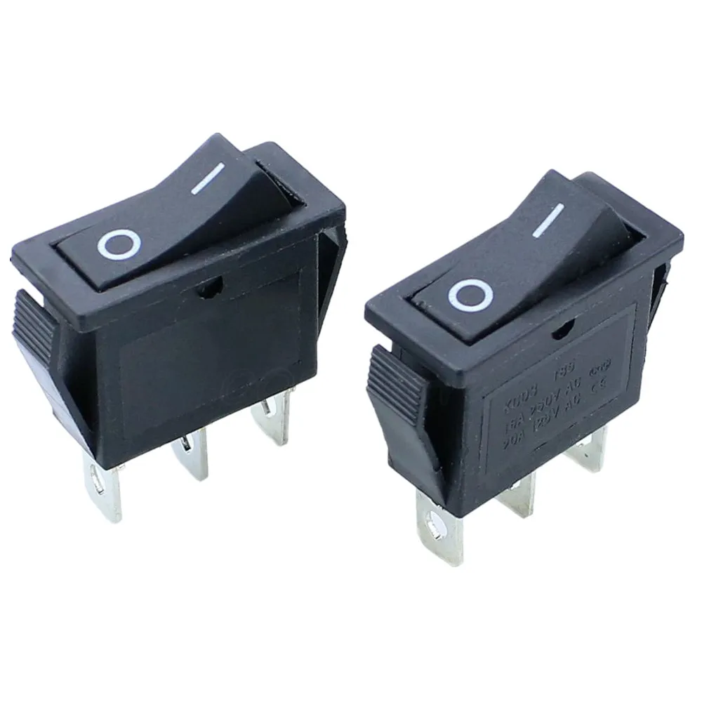 5 шт. большой выключатель DPST BLACK с подсветкой 20A 125 В 16 А 250 KCD3|switch 12v|switch switchdpst rocker switch