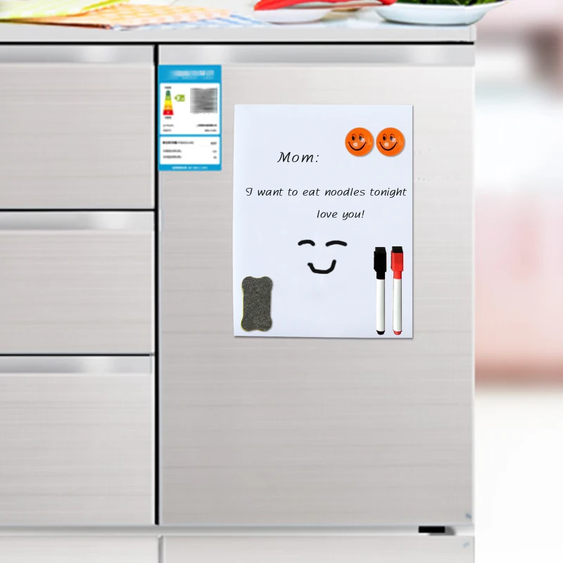 YIBAI магнитная доска для записей A5 мягкие магнитная доска, сухого стирания рисунок и записи доска объявлений для холодильника холодильник