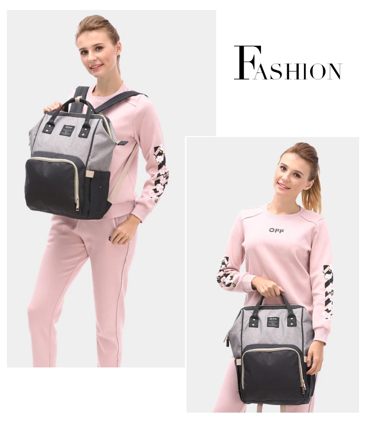 Fashion Diaper Bag Waterproof Travel Mummy Backpack Multifunction Maternity Nappy Bag Large Capacity Baby Stroller Bags For Mom (13)