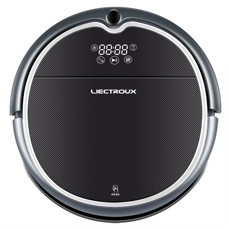 LIECTROUX Робот пылесос Q8000 Wi Fi APP управления 2D навигация картография визуальная