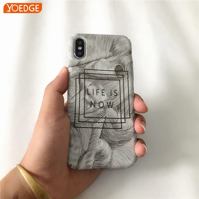 

Originality Durable Abstract Diamond Geometric Phone Case for iPhone X Line Map Back Cover Hard PC Case for iPhone 6 6S 7 8 Plus