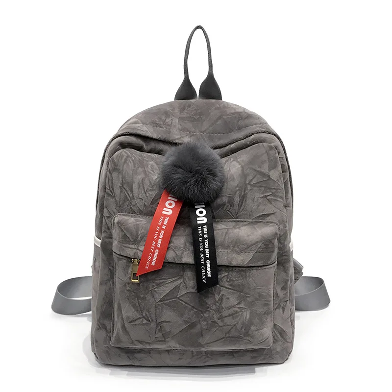 Leather Retro Backpack Men Vintage Women leather backpack Female 2018 black brown khaki gray