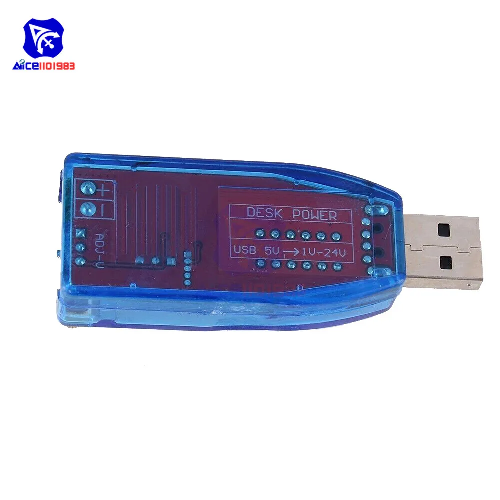 Светодиодный потенциометр Регулируемый USB преобразователь с 5 В в постоянный ток