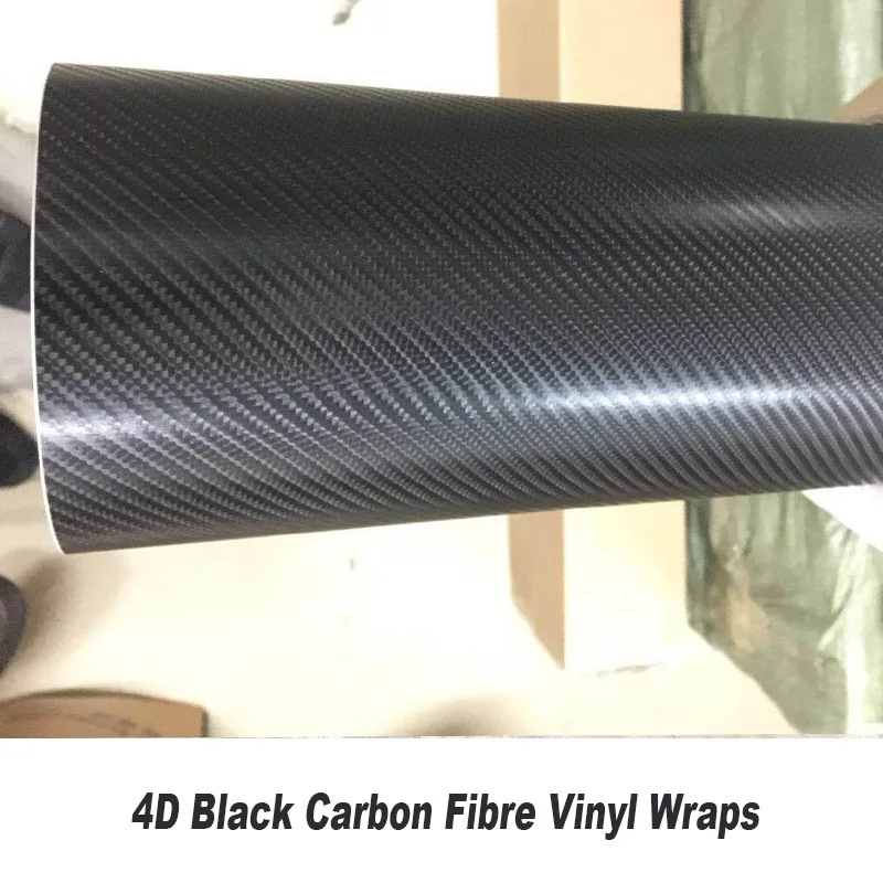 4D Carbon Fiber Vinyl Wrap With Air release Carbon Fibre Wraps Like Real Carbon Car styling