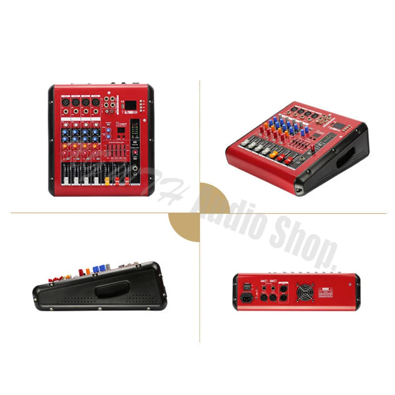 4 Channel DJ Amplifier Mixer Sound Power Console