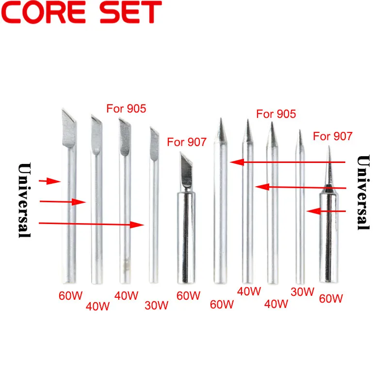 New Lead-Free Soldering Solder Iron Tip kit For 905 907 Universal Electric Station High Quality | Инструменты
