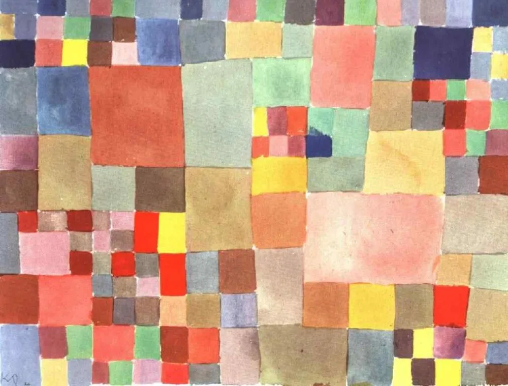 

High quality Oil painting Canvas Reproductions Flora on sand (1927) by Paul Klee Painting hand painted