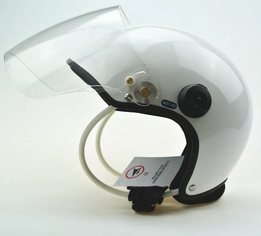 White EN966 PPG helmet /Paramotor helmet/ Powered Paragliding Helmet GD-C without headset free shipping | Спорт и развлечения