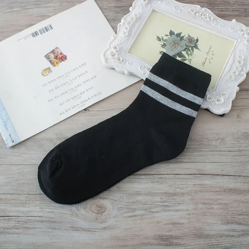 Носки мужские Calcetines удобные хлопковые носки в полоску на лето осень и весну 5