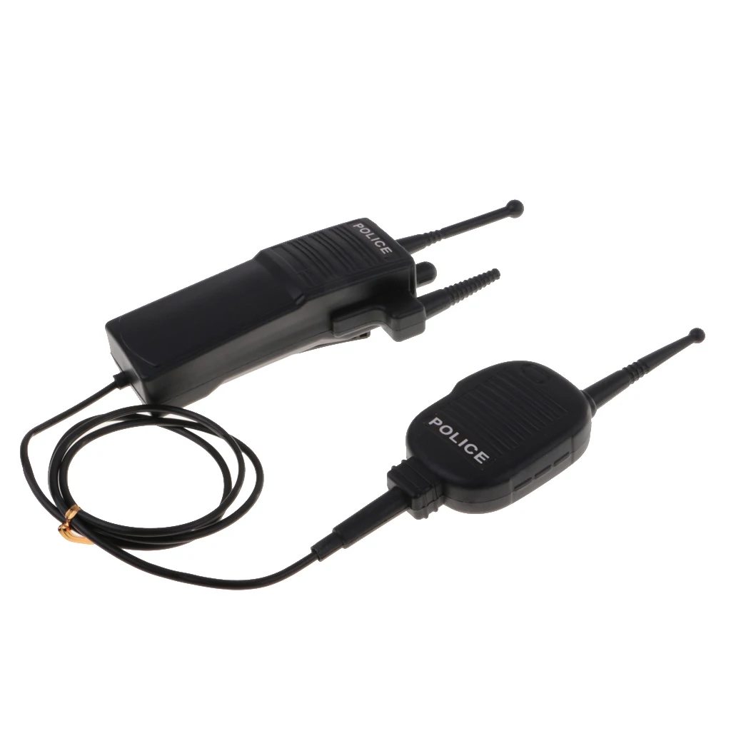 2pcs/Set Funny Artificial Police Interphone Prop Two Way Radio Toy Game Joke Gag Gift Favor