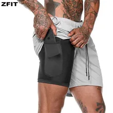 Новые мужские шорты для бега s 2 в 1 Спортивные шорты мужские двухслойные быстросохнущие спортивные мужские шорты для бега спортивные шорты для мужчин