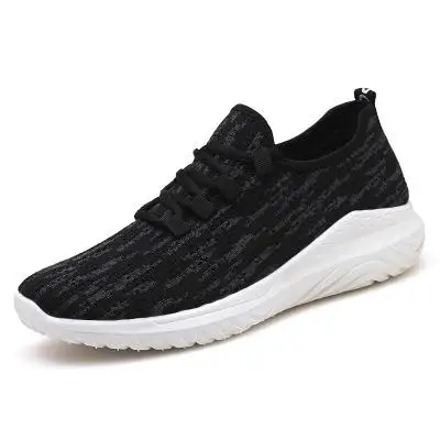 Модная мужская повседневная обувь дышащая мужская обувь Tenis Masculino обувь zapatos hombre Sapatos мужские кроссовки для улицы - Цвет: 1807 Black