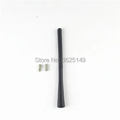 For Acura Models Car Black 8" 20cm Antenna Finishing Awesome 5mm 6mm Screw-in Replacement kit