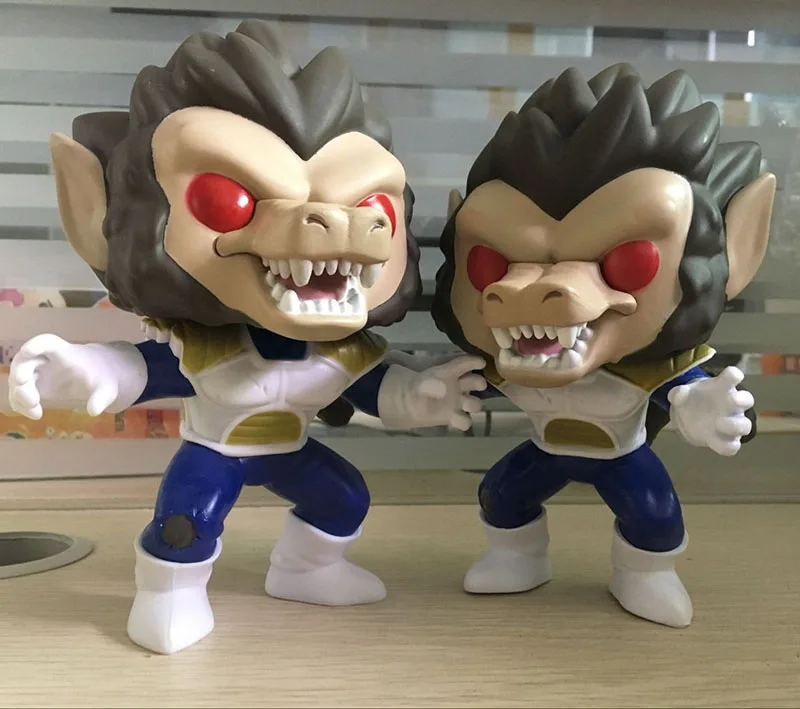 FUNKO POP мультфильм Dragon Ball Z большая обезьяна Вегета обезьяна виниловая кукла Фигурки Коллекция Модель фигурка игрушки для детей