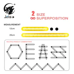JelBo универсальный инструмент для измерения угла наклона пластиковый измерительный четырехсторонний линейка точный измерительный ручной