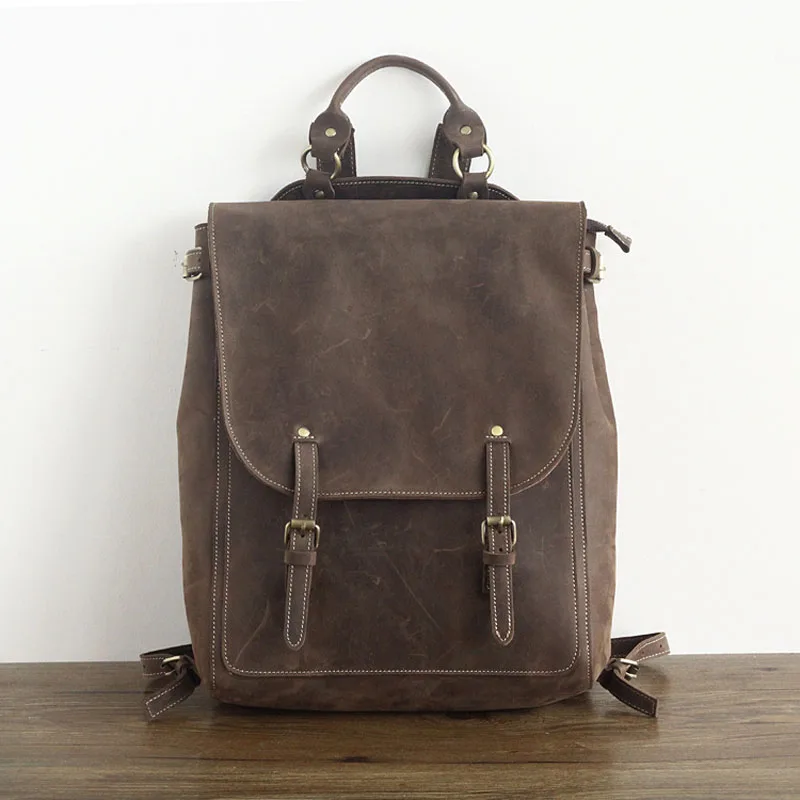 Сумка через плечо AETOO Мужская из воловьей кожи|men travel backpack|travel backpackbackpack bag |