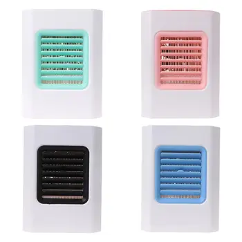 

Mini Portable USB Air Cooler Handheld Air Conditioner Fan Humidifier with LED Night Light for Home Room Office Desktop