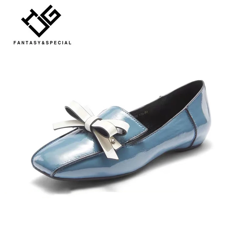 

IGU Spring Autumn Shoes Women Platform Shoes Ladies Bow Students Flat Shoes For Women Brand Female Footwear Loafer Creepers Girl