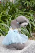 FA46 dog winter Tang suite dress Skirt for 2 legs pet clothing pet dog winter clothes dog warm clothes