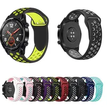 Ремешки для часов huawei watch gt 2 46 мм ремешок/Honor Magic/galaxy Watch 46 мм ремешок силиконовый ремешок умные часы замена браслета