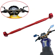 7/" красный руль мотоцикла крест бар ручная Головка рычага Баланс Бар Руль усиленный грязный мотоцикл алюминиевый