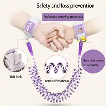 Дети анти-потерянный браслет 360 градусов вращающийся детский ремень безопасности Веревка поводок для прогулок с ручным ремнем группа детей дошкольного возраста, S3