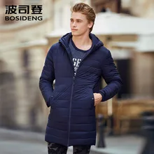 BOSIDENG 90% утиный пух, длинный пуховик для мужчин, зимняя спортивная верхняя одежда, светильник, парка, высокое качество, B70132007