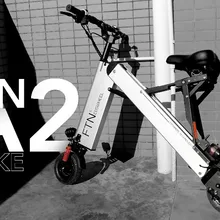 COSWHEEL A-2, 8 дюймов, 40 км, 36 В, 10ah, складной электрический самокат, портативный, подвижный, самокат для взрослых, электрический велосипед