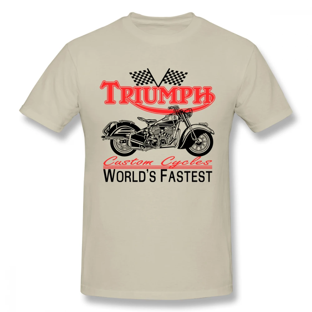 Мужская футболка Triumph Винтажная Футболка большого размера на заказ | одежда