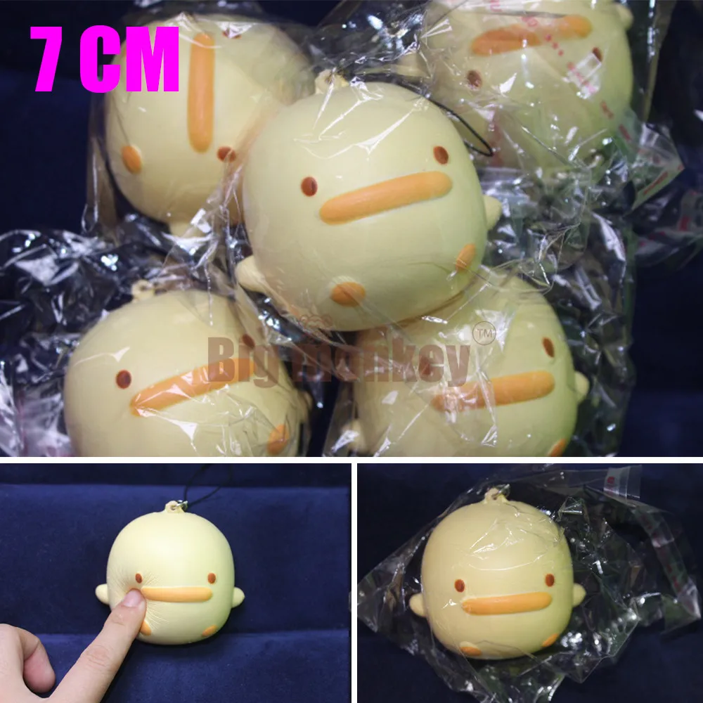 bilder für Großen affen 7 CM 20 TEILE/LOS Gute qualität cartoon ente ausdruck squishy für charme/kostenloser versand bilder für Großen affen 7 CM 20 TEILE/LOS Gute qualität cartoon ente ausdruck squishy für charme/kostenloser versand