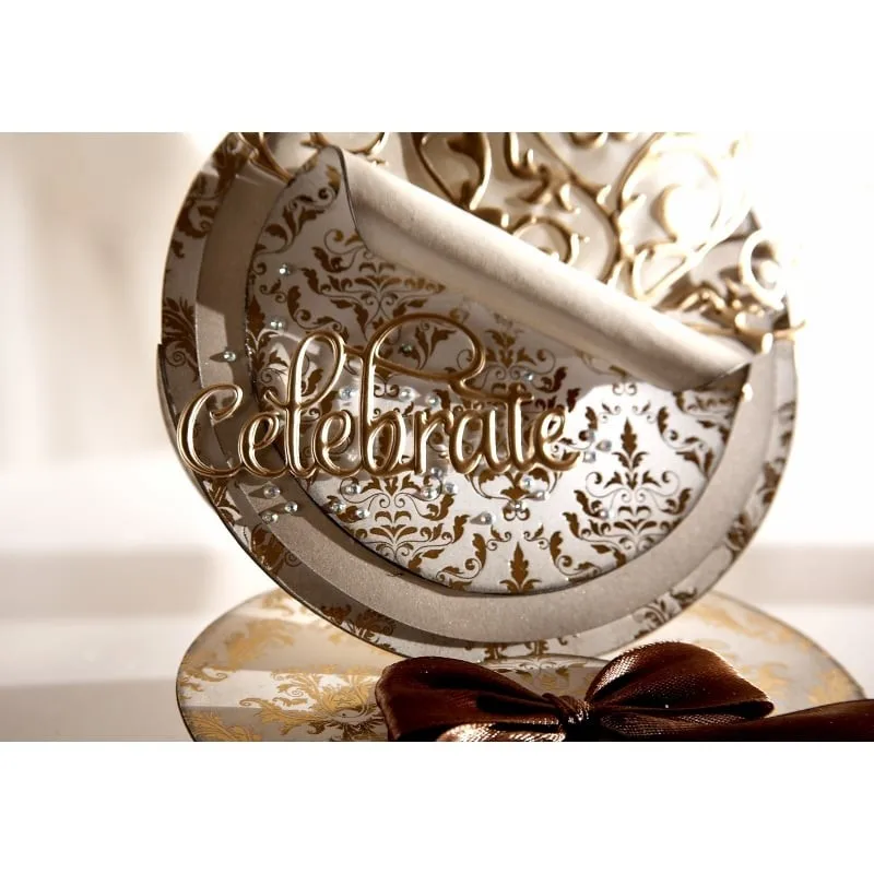 Letters Celebrate Metal Cutting Dies Stencils For DIY Scrapbooking Decorative Embossing Paper Cards Craft Die Template | Дом и сад