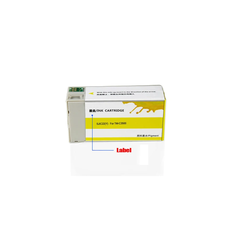 Совместимый чернильный картридж для Epson sjic22p sjic23p принтера этикеток EPSON TM C3500 C3510|ink