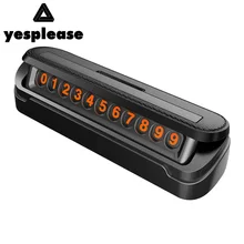 Yesplease Car Styling Temporary font b Parking b font Card Fake Leather Car font b Parking