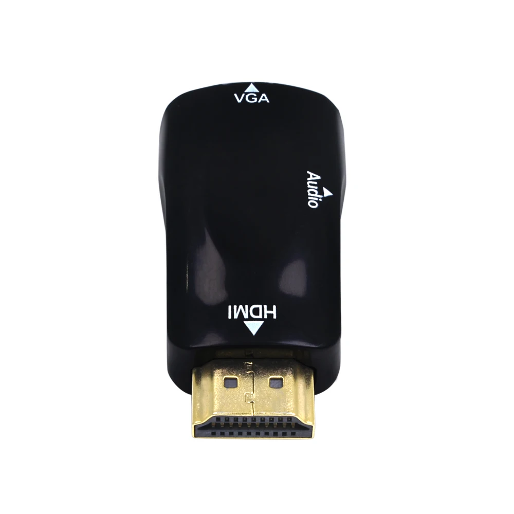  TISHRIC HDMI A VGA Adattatore/Convertitore/Cavo Con Audio Supporto HD 1080P Per Il Computer Portati