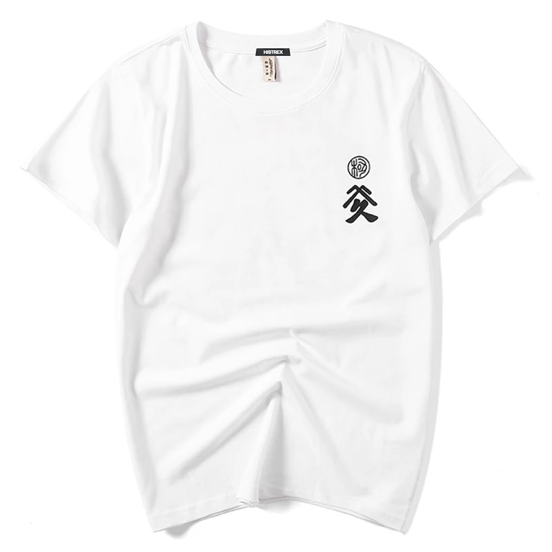 HISTREX, японский самурай, Harajuku, модная мужская футболка, брендовая одежда, футболки, футболка с коротким рукавом для мужчин s 9U54B