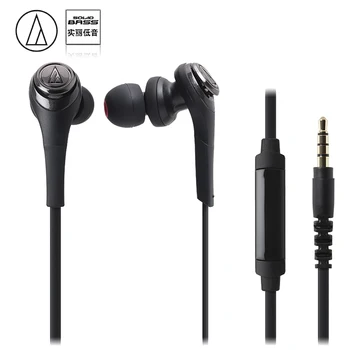 

Original Audio-Technica ATH-CKS550iS 3.5mm Wired Earphone With Mic Dynamic Headset Heavy Bass Sound for Phone Tablet Laptop
