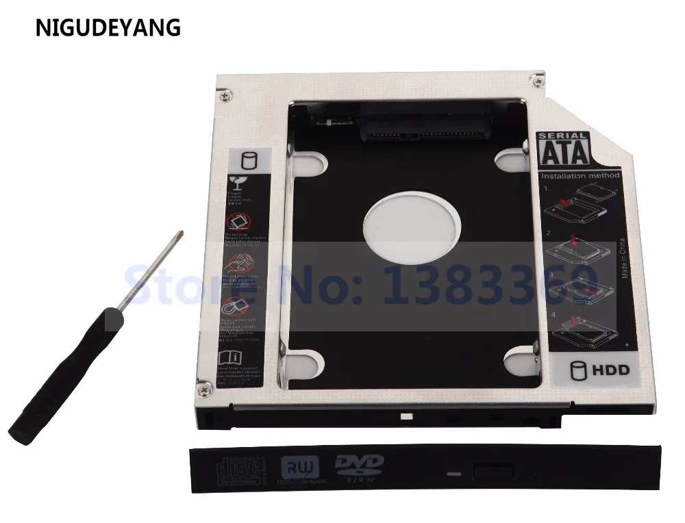 NIGUDEYANG 2nd HDD SSD SATA жесткий диск рамка Caddy для Asus N53JG N53Jn N53Jq N53SM N53SN
